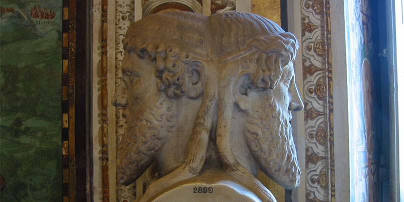Picture of the Bust of Janus at the Vatican Museum