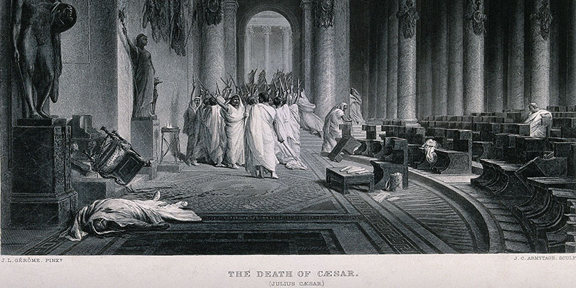the death of caesar