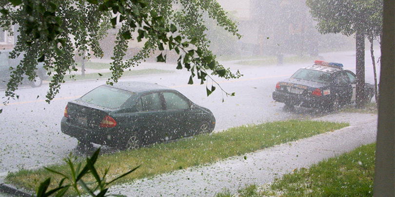 Picture of a Hail Storm