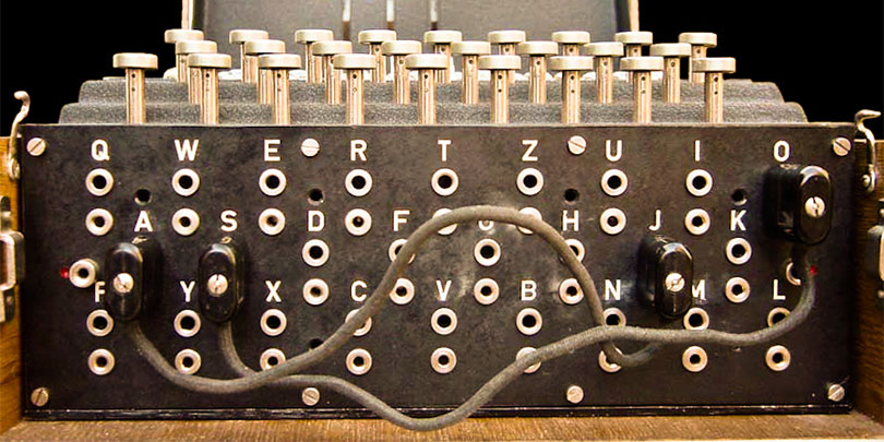 Picture of Enigma Plugboard