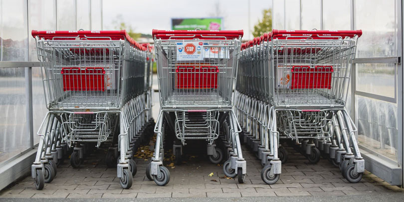 Walmart Grocery Store Retail Cart