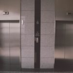 image of a pair of elevators